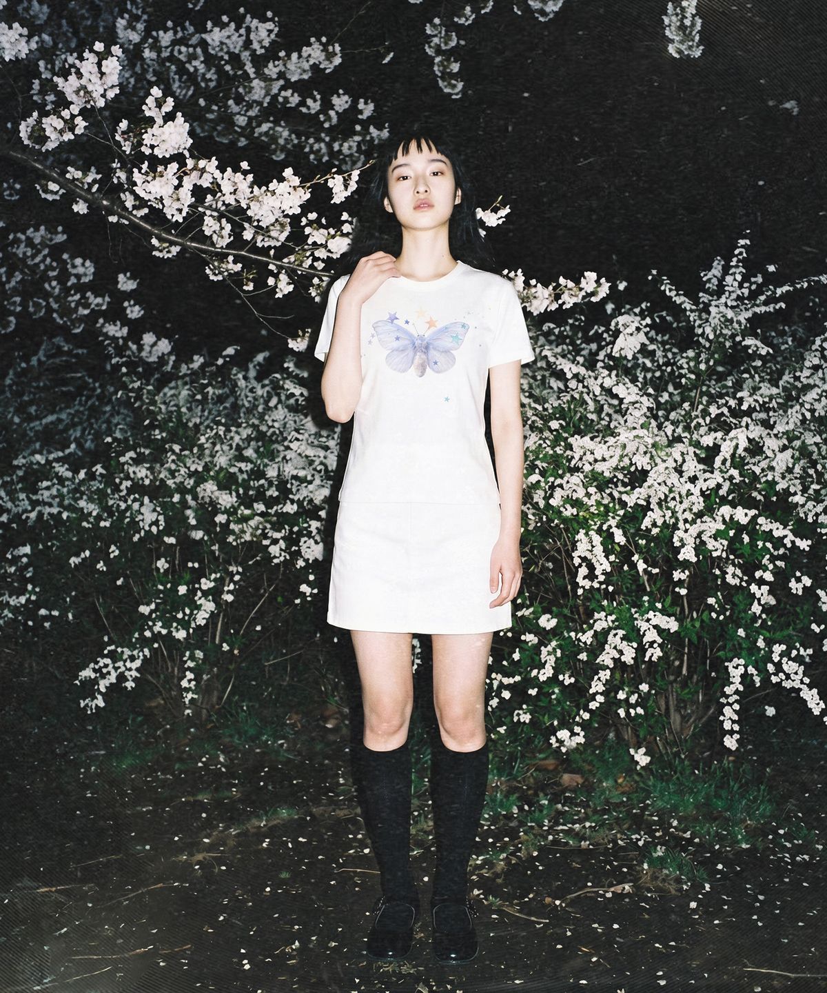 루바티(RUBATI) 드리밍 모스 스탠다드 티셔츠_화이트