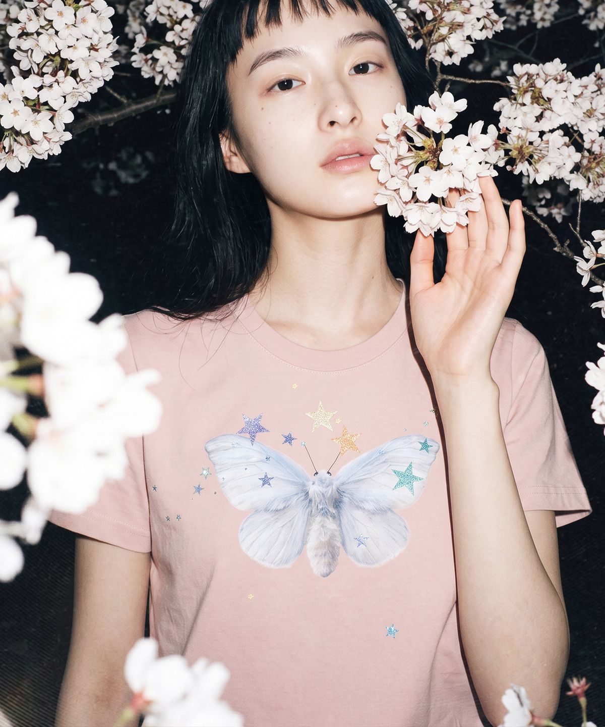 루바티(RUBATI) 드리밍 모스 스탠다드 티셔츠_베이비핑크