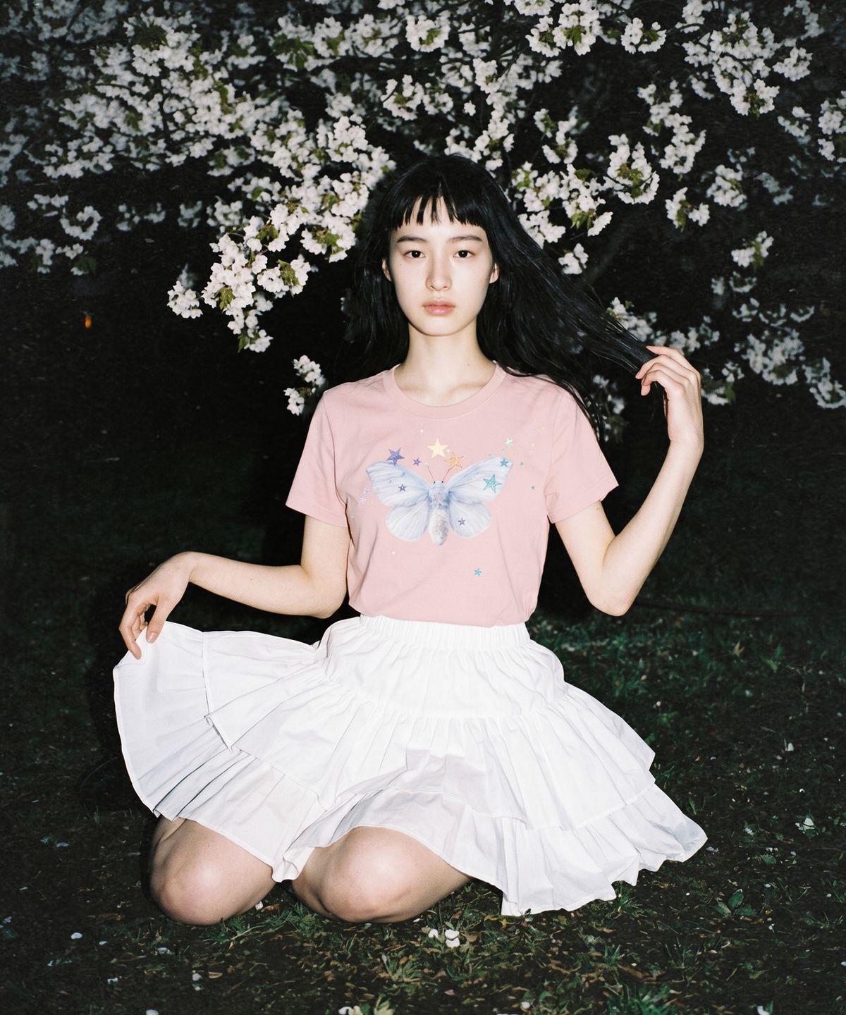 루바티(RUBATI) 드리밍 모스 스탠다드 티셔츠_베이비핑크