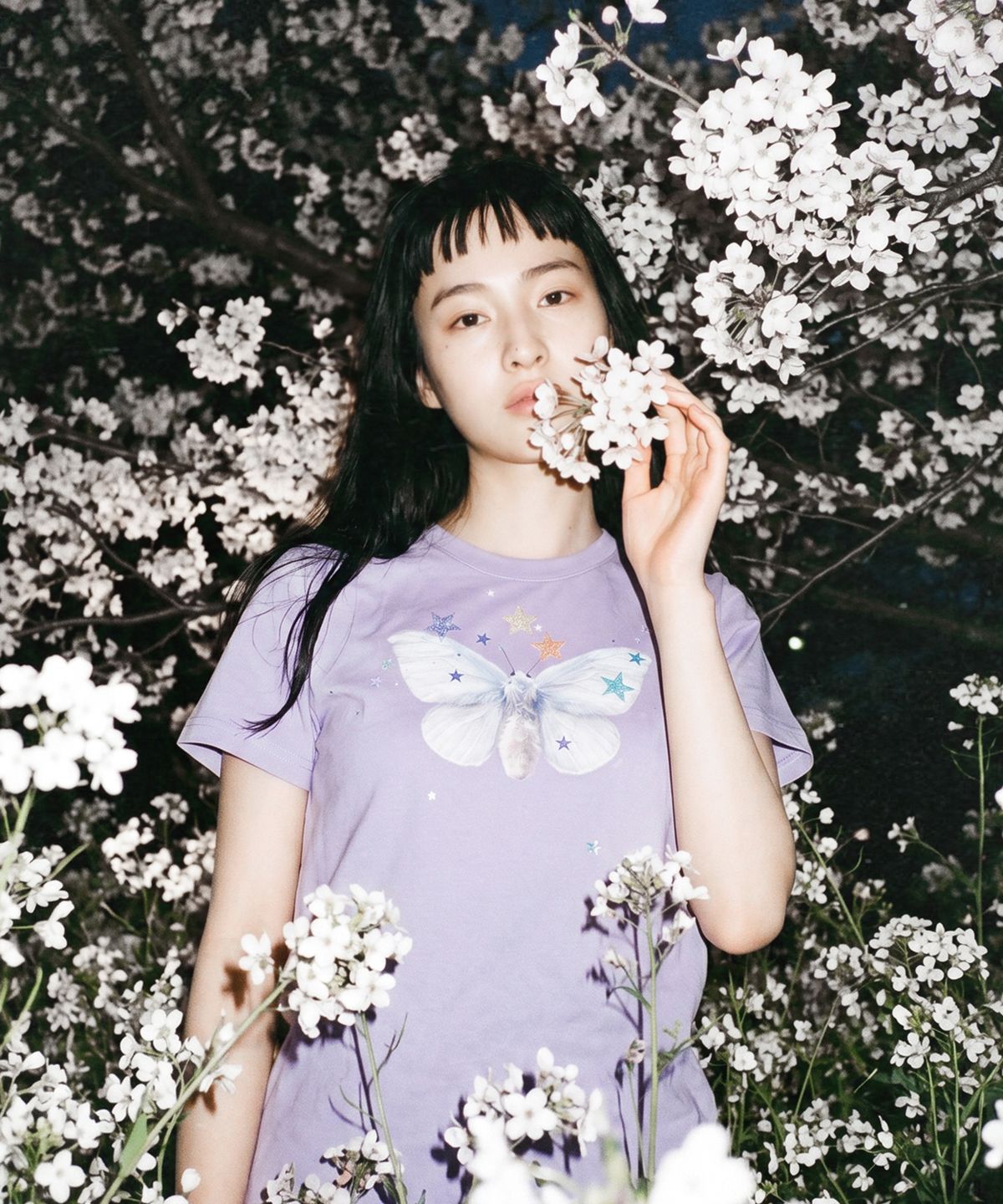 루바티(RUBATI) 드리밍 모스 스탠다드 티셔츠_퍼플