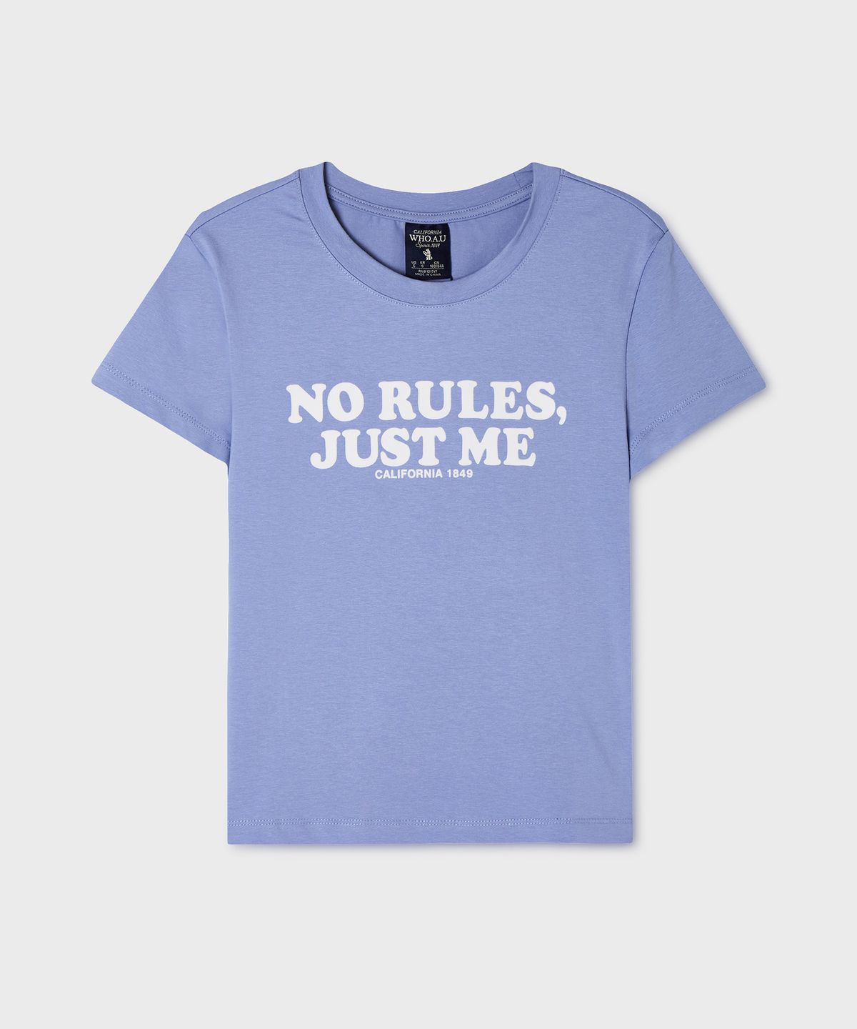 후아유(WHO.A.U) Slogan Baby T-shirt(F) / WHRAG3785F