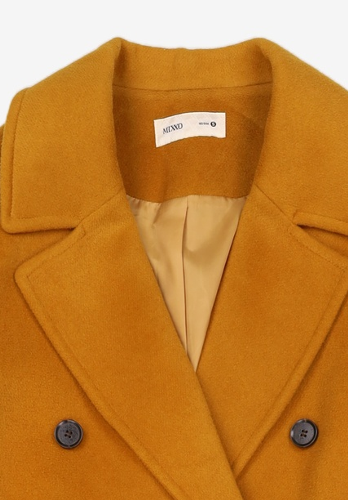 미쏘(MIXXO) 아웃포켓 컬러 롱코트 MIWJH8V71L S