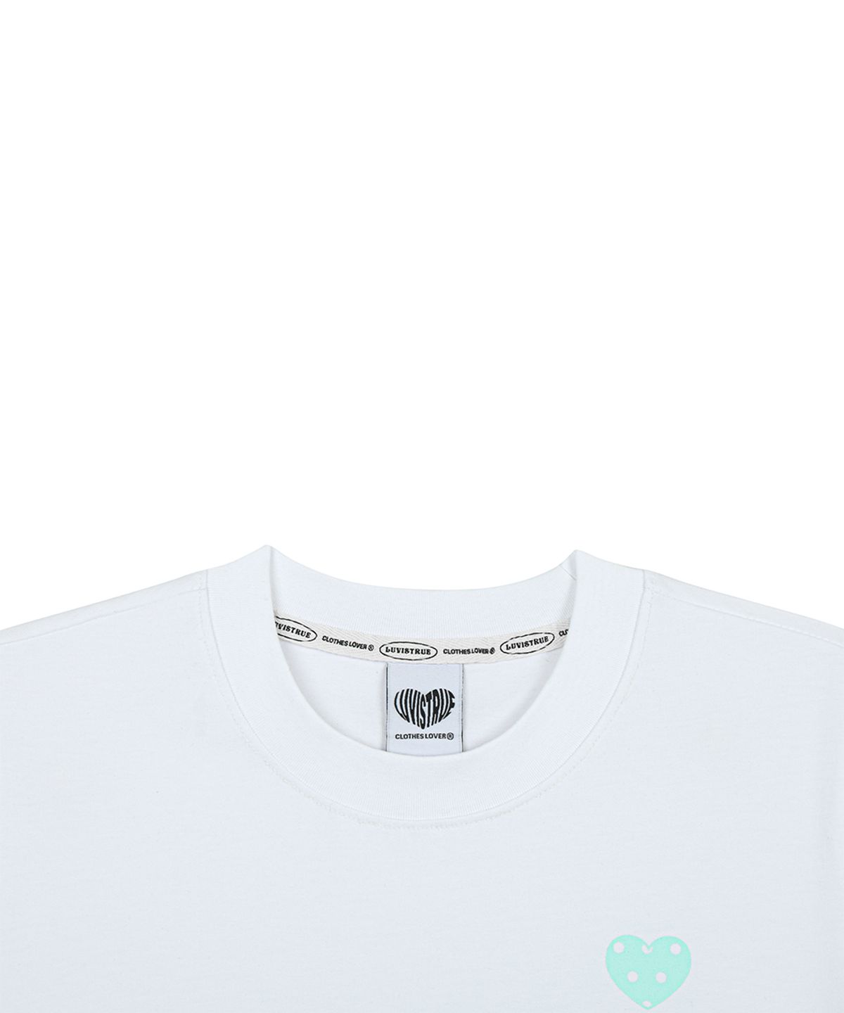 러브이즈트루(LUVISTRUE) SY LUV DOT TEE(WHITE)