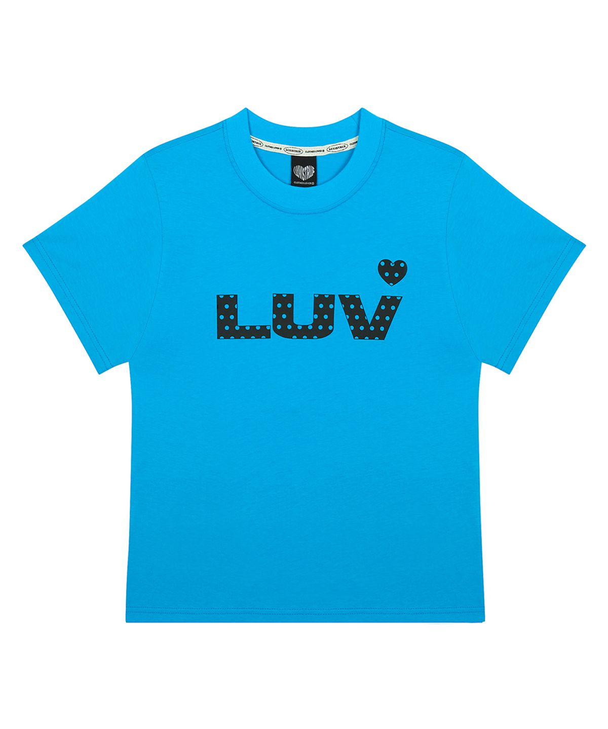러브이즈트루(LUVISTRUE) SY LUV DOT TEE(BLUE)