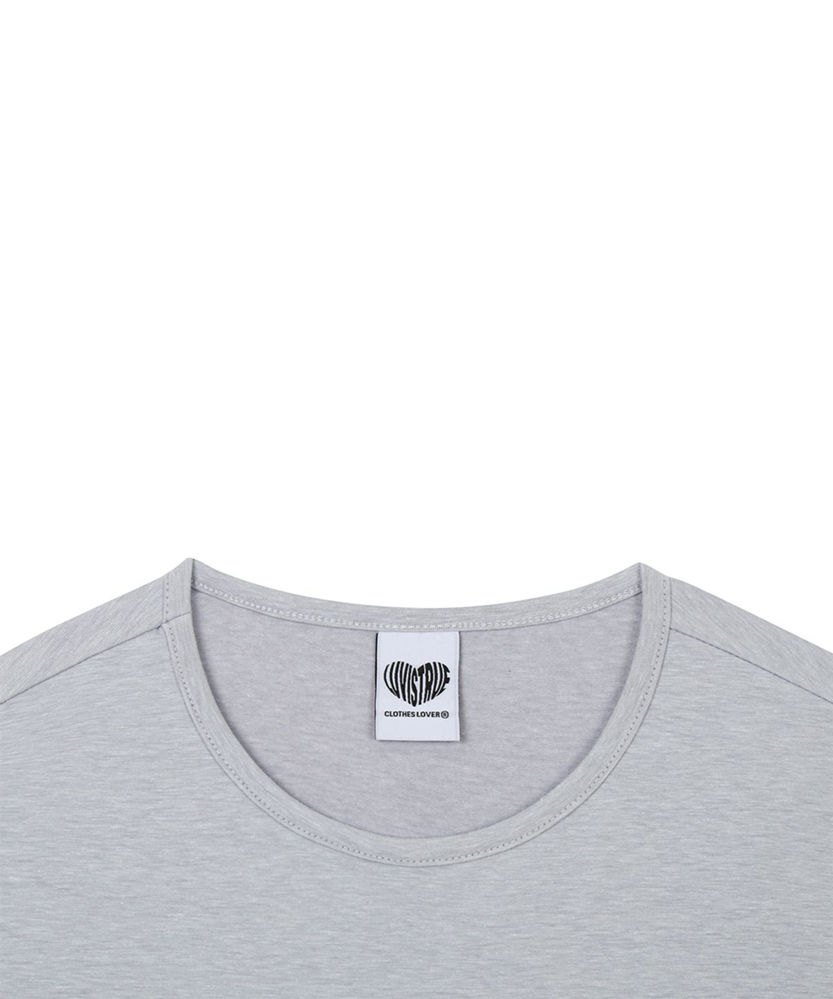 러브이즈트루(LUVISTRUE) SY TOO PRETTY TEE(GRAY)