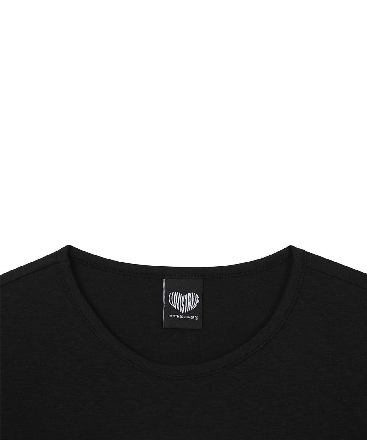 러브이즈트루(LUVISTRUE) SY TOO PRETTY TEE(BLACK)