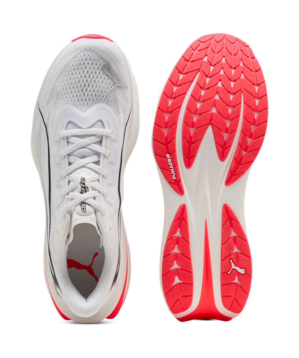 푸마(PUMA) 디비에이트 퓨어 나이트로 - 화이트:울트라 레드 / 313904-06