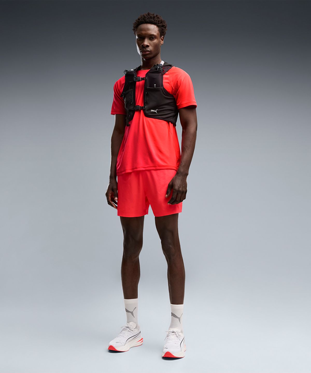 푸마(PUMA) 디비에이트 퓨어 나이트로 - 화이트:울트라 레드 / 313904-06