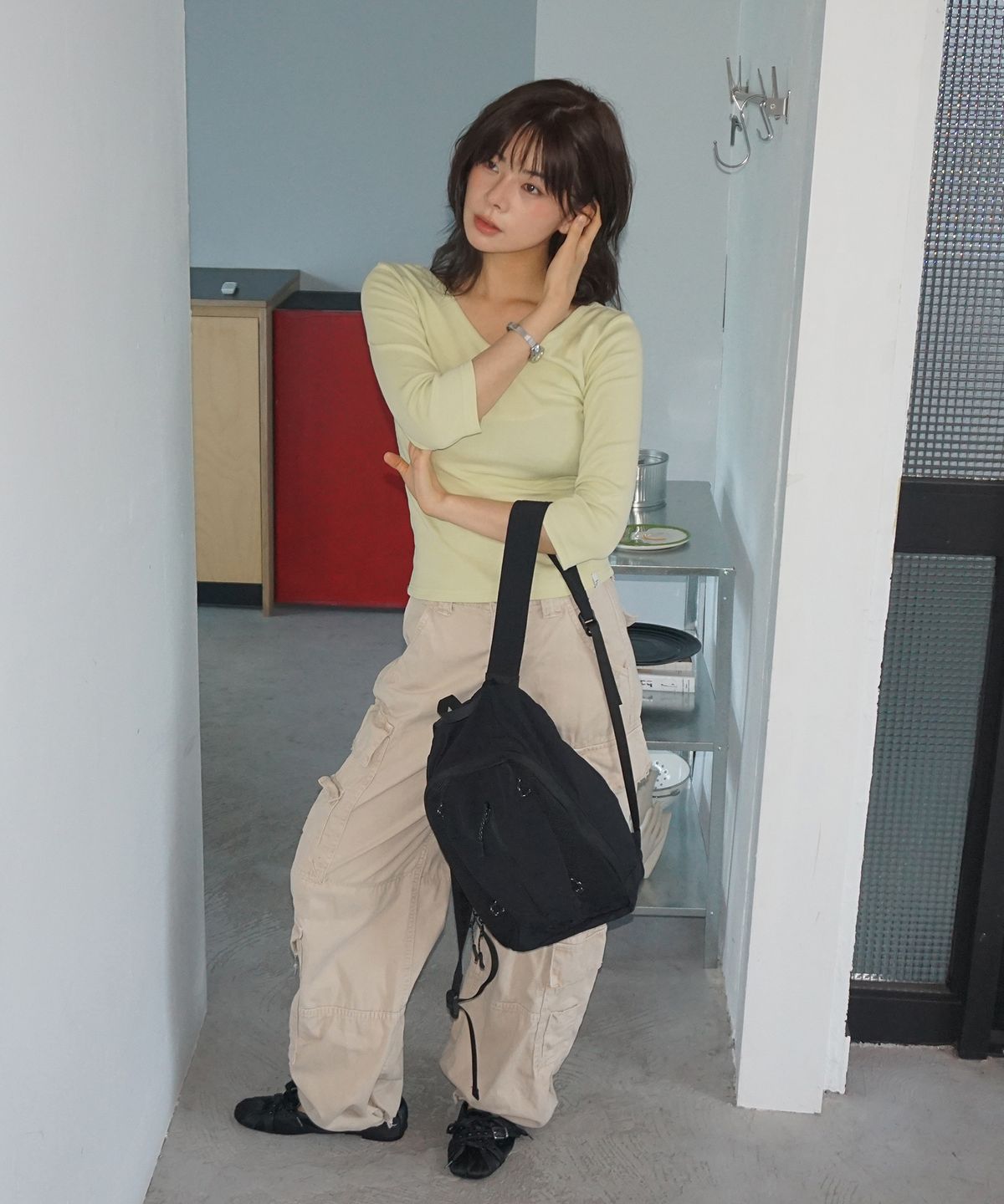 샐볼(SALBOL) 503 MESH BACKPACK [BLACK]