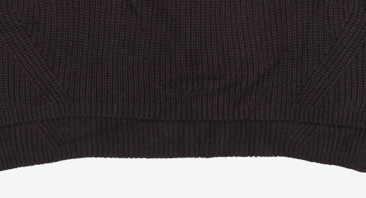 메종미네드(MAISON MINED) SIDE BUTTON KNIT VEST BLACK L