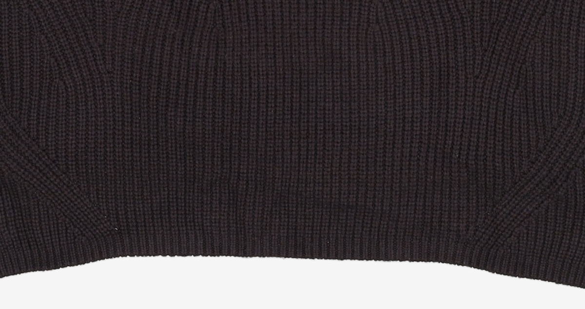 메종미네드(MAISON MINED) SIDE BUTTON KNIT VEST BLACK L