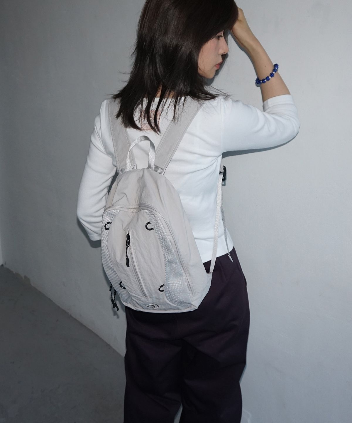 샐볼(SALBOL) 503 MESH BACKPACK [GRAY]