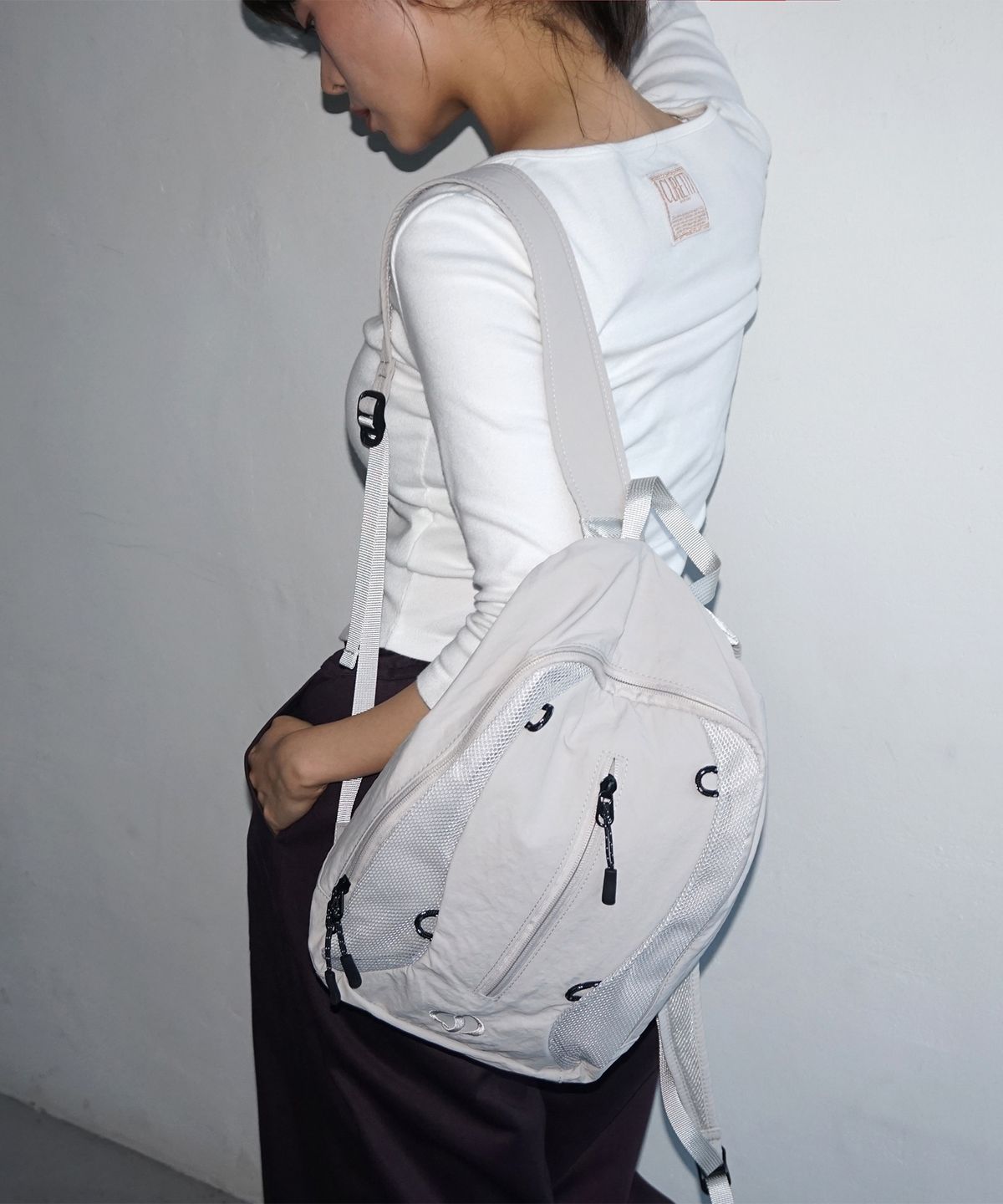 샐볼(SALBOL) 503 MESH BACKPACK [GRAY]