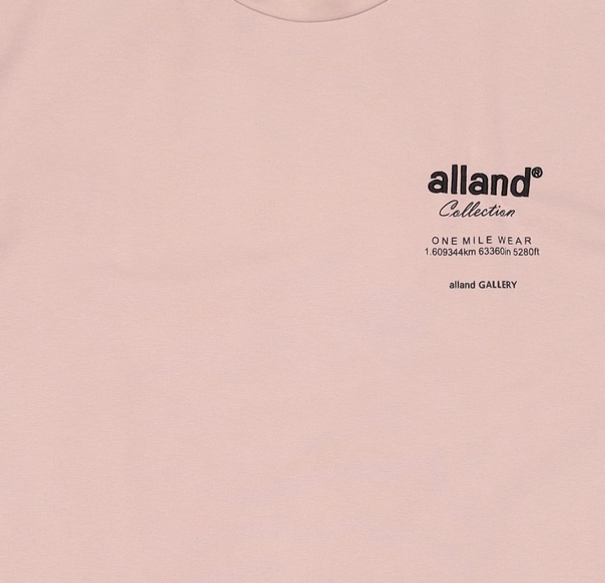 올앤드(ALLAND) 반소매 티셔츠 XL