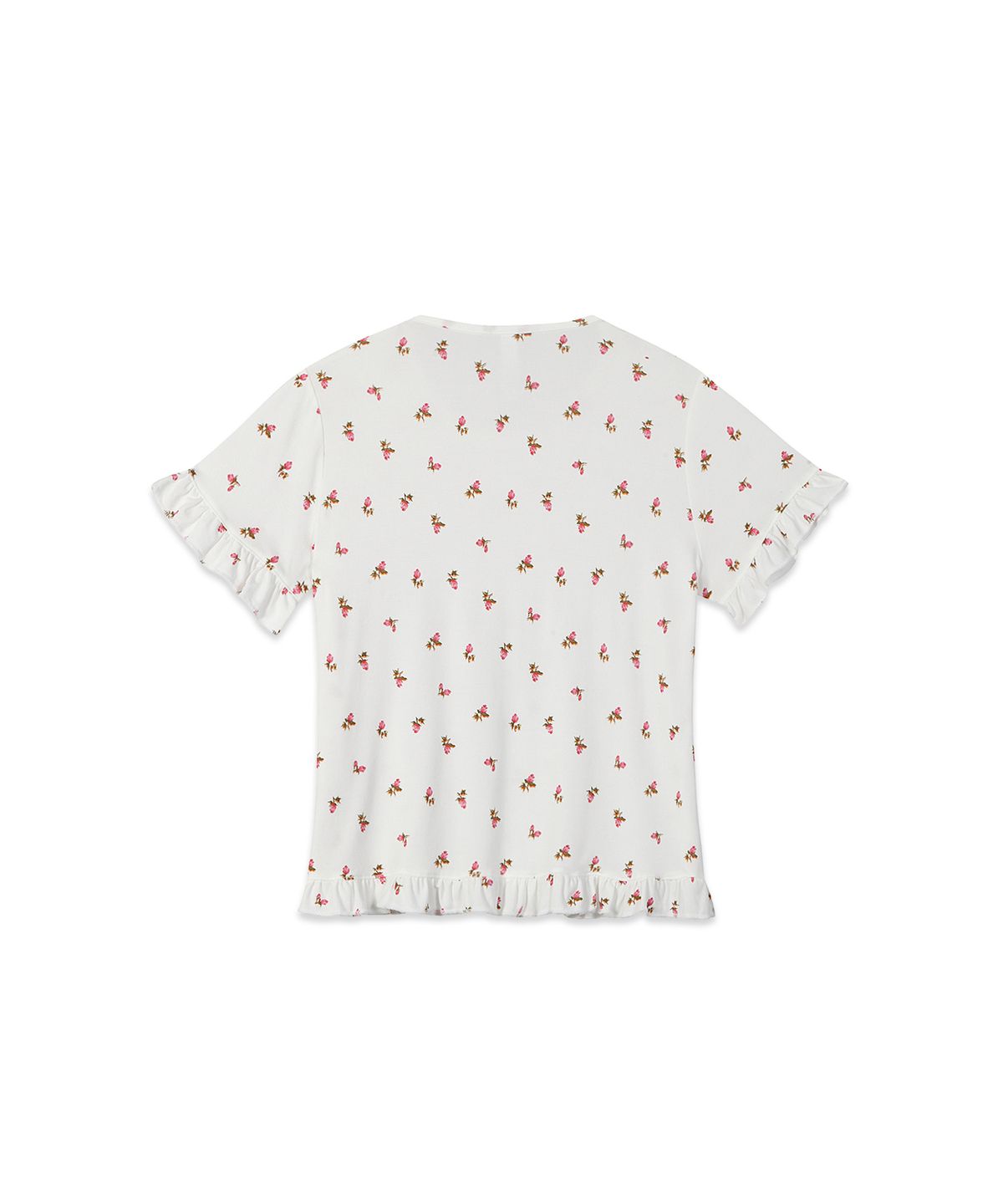 스내피커들(SNAPPY CUDDLE) Rose Layer Tee Shirt 로즈 레이어 티셔츠
