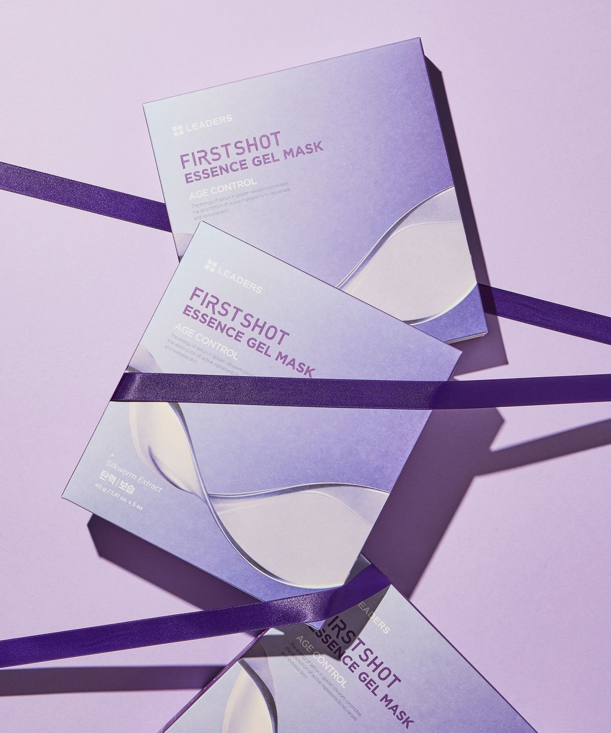 리더스코스메틱(LEADERS COSMETICS) 리더스 퍼스트 샷 에센스 겔 마스크 에이지 컨트롤 15매 (에센스 에이지 컨트롤 30ml 증정)