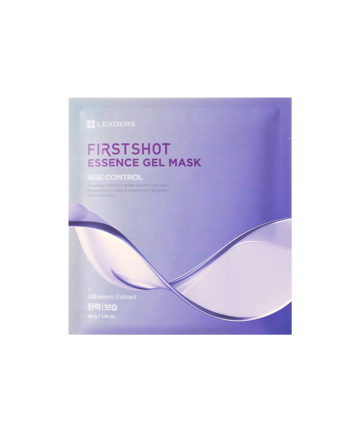 리더스코스메틱(LEADERS COSMETICS) 리더스 퍼스트 샷 에센스 겔 마스크 에이지 컨트롤 15매 (에센스 에이지 컨트롤 30ml 증정)