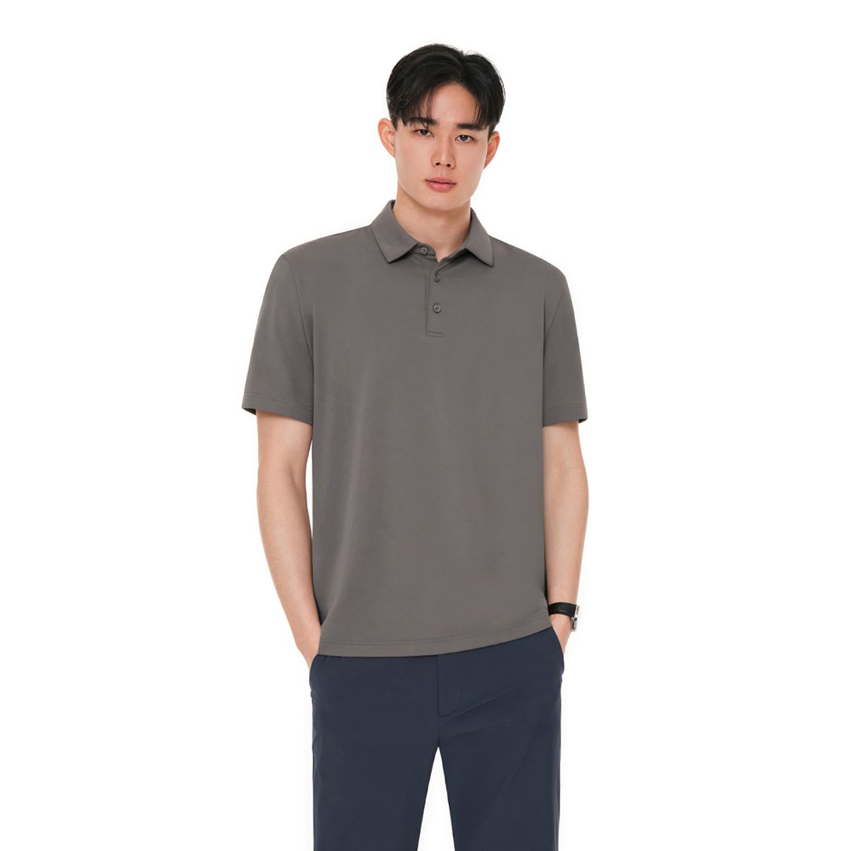 안다르(ANDAR) 제로 마크 맨즈 폴로 숏슬리브
