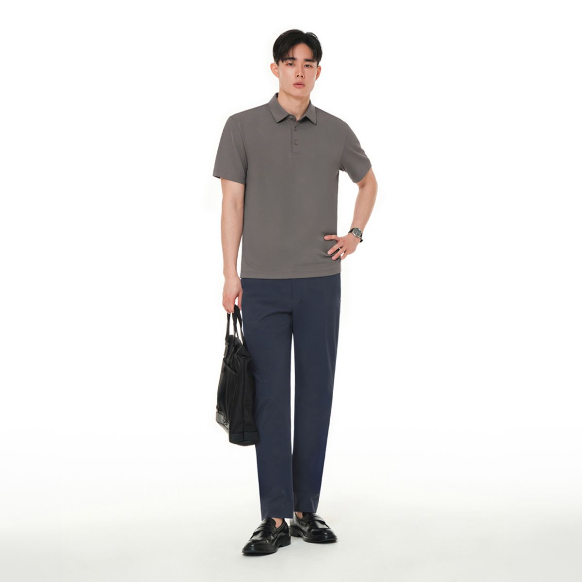 안다르(ANDAR) 제로 마크 맨즈 폴로 숏슬리브