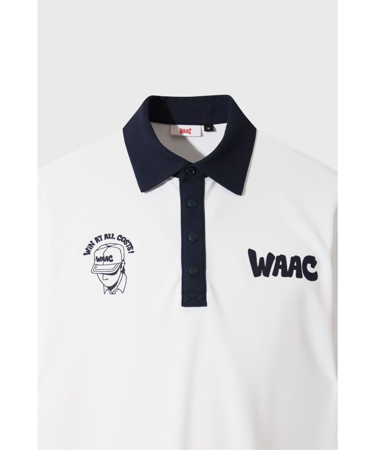 왁(WAAC) [WAAC X ERIC] Men Symbol Polo WMTCM26541WHX