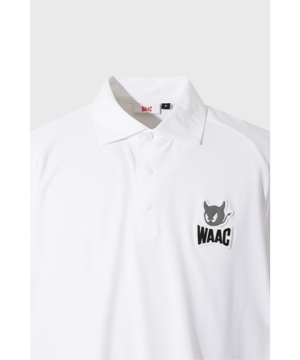 왁(WAAC) PLAYER S EDITION Men Emblem Basic Cool Polo WMTCM26210WHX