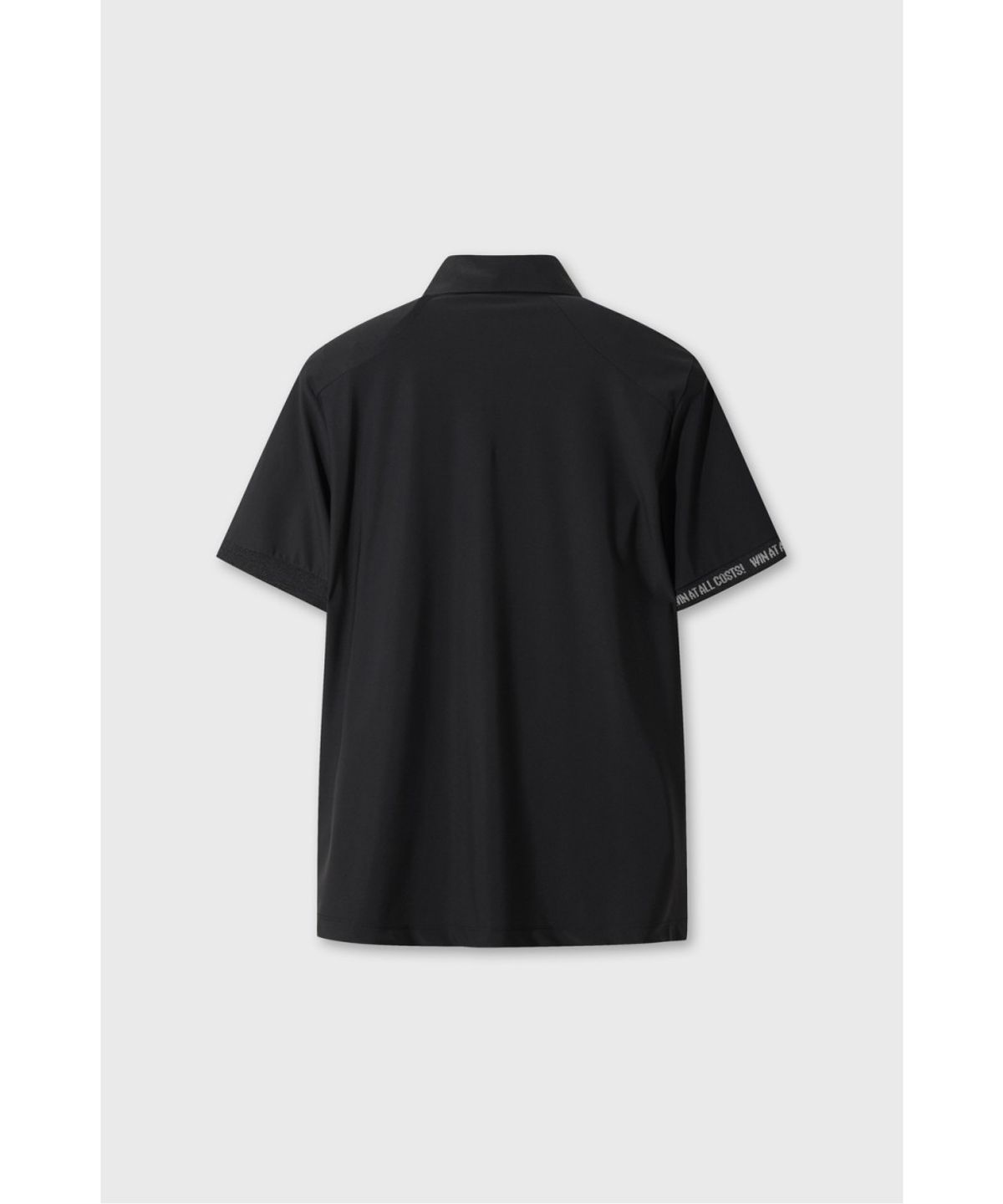왁(WAAC) PLAYER S EDITION Men Emblem Basic Cool Polo WMTCM26210BKX