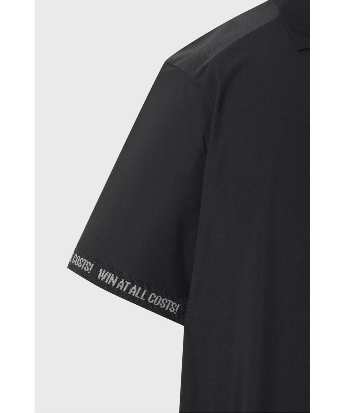 왁(WAAC) PLAYER S EDITION Men Emblem Basic Cool Polo WMTCM26210BKX