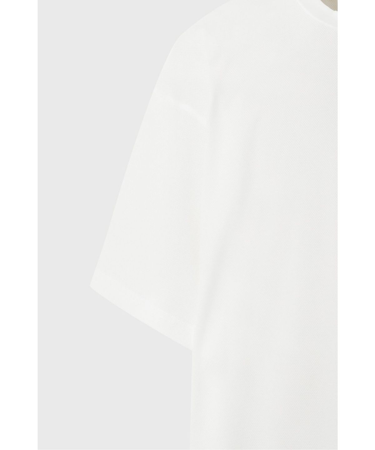 왁(WAAC) Men Tricot mesh high-neck t-shirts WMTCM26330WHX