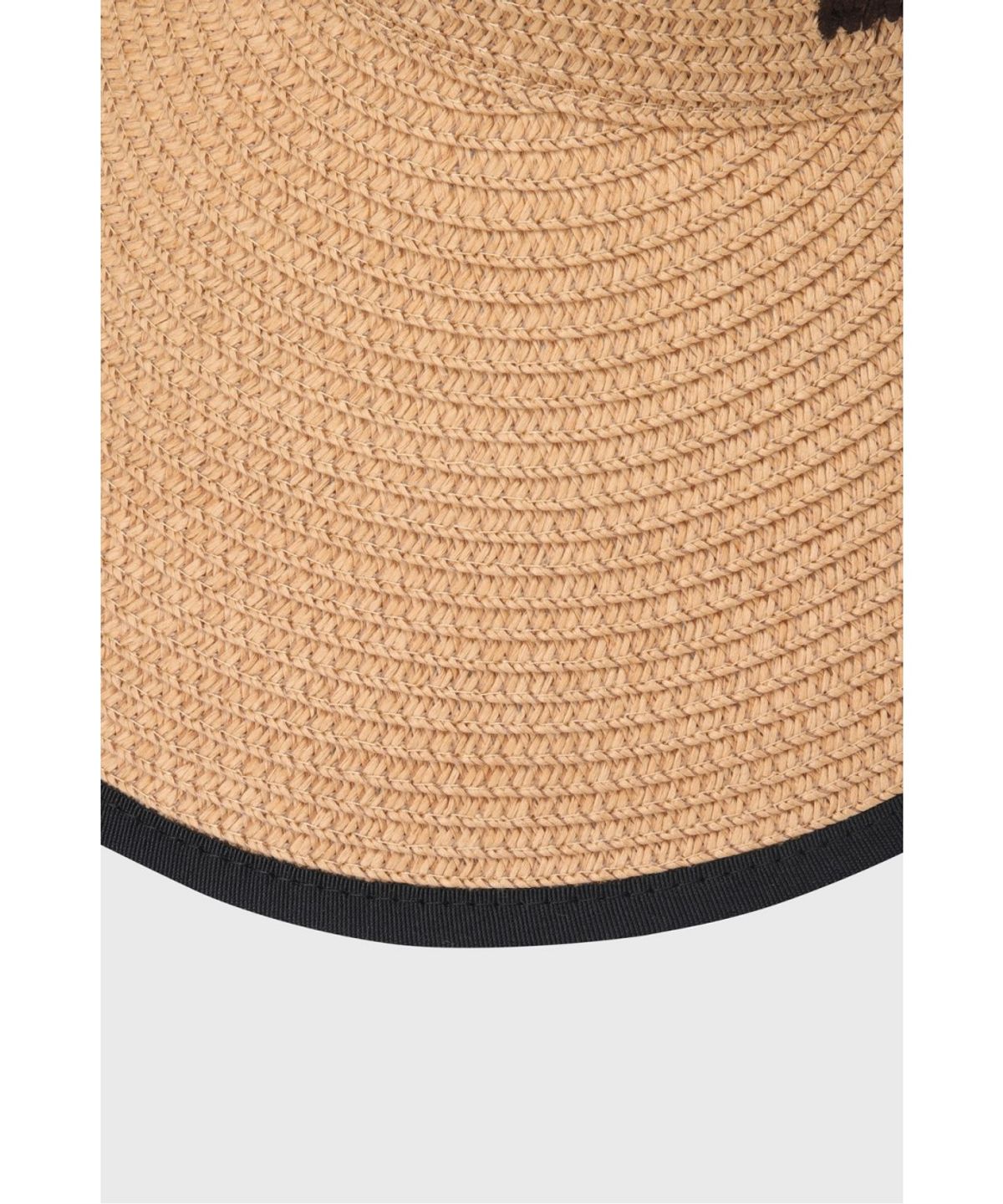 왁(WAAC) Women Raffia Wide Visor WGRCX26312BEX