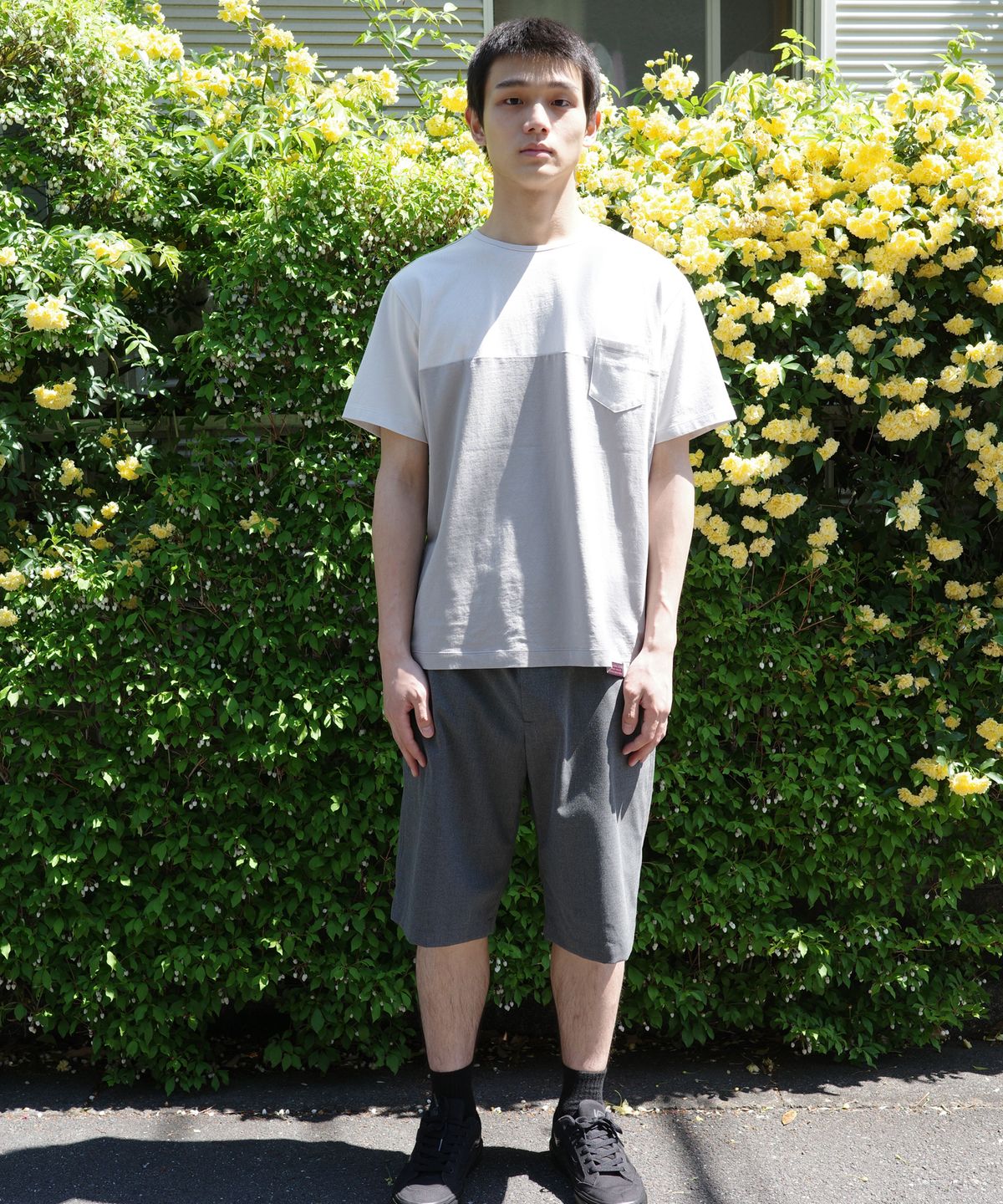 사로스(saros) Saros Half Pocket T -Shirt - Light Gray(2)