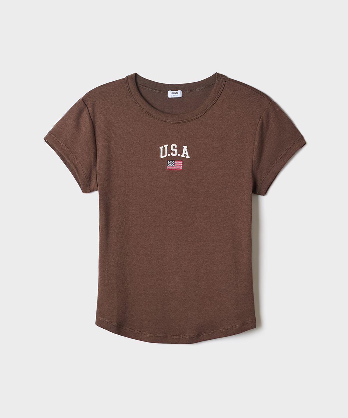 스파오(SPAO) USA 슬림핏 반팔티 (RE)_SPRPG37G53