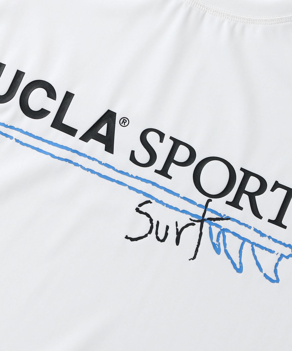 유씨엘에이(UCLA) 남성 스포츠 서프보드 래글런 래쉬가드[WHITE](UCRLT40)