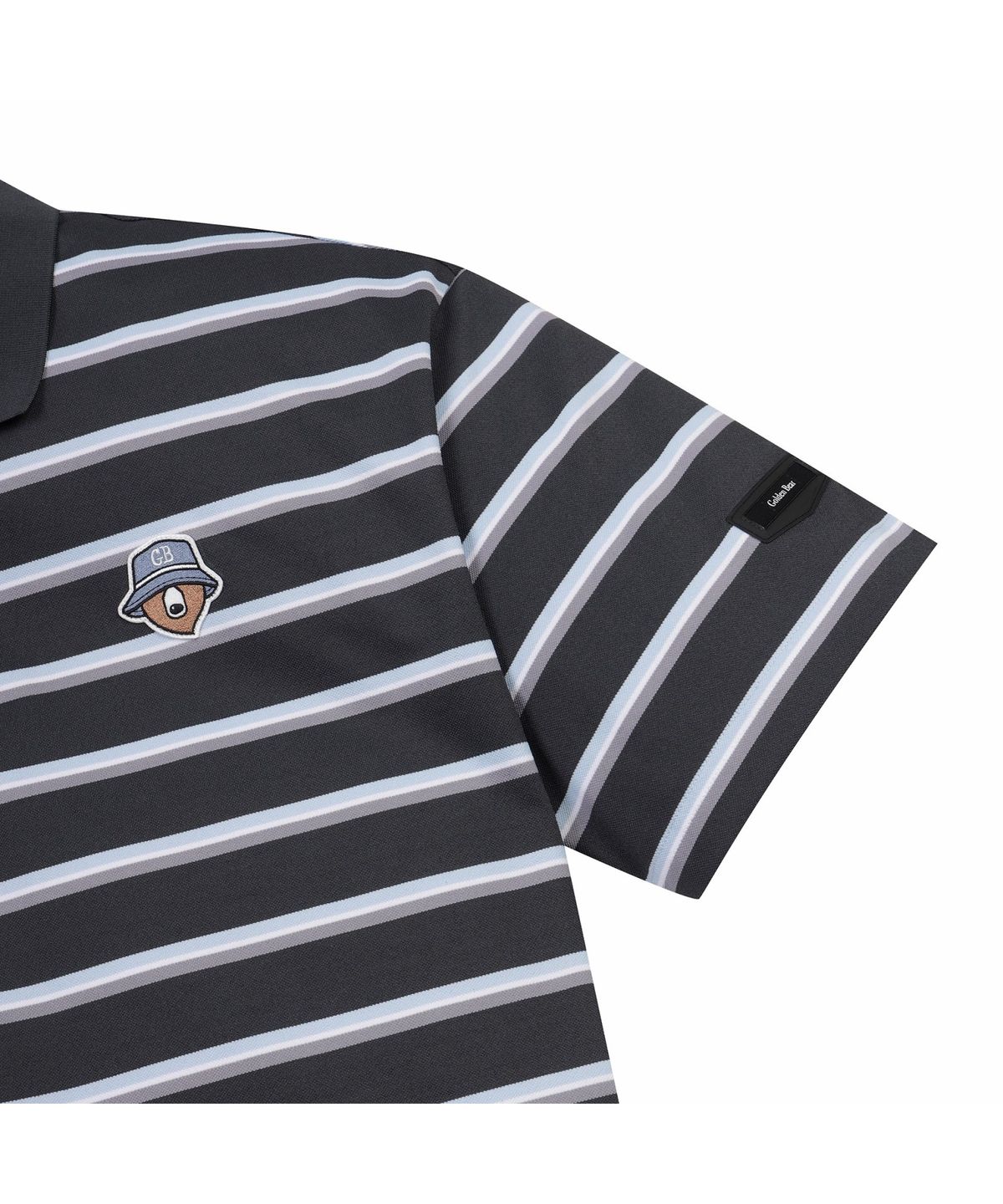 골든베어(GOLDEN BEAR) (M) Striped Pique T-shirt G4TAM26421NYX