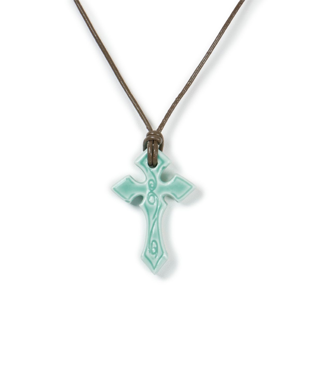 아캄(AAKAM) Ceramic CROS2 Necklace (Mint)