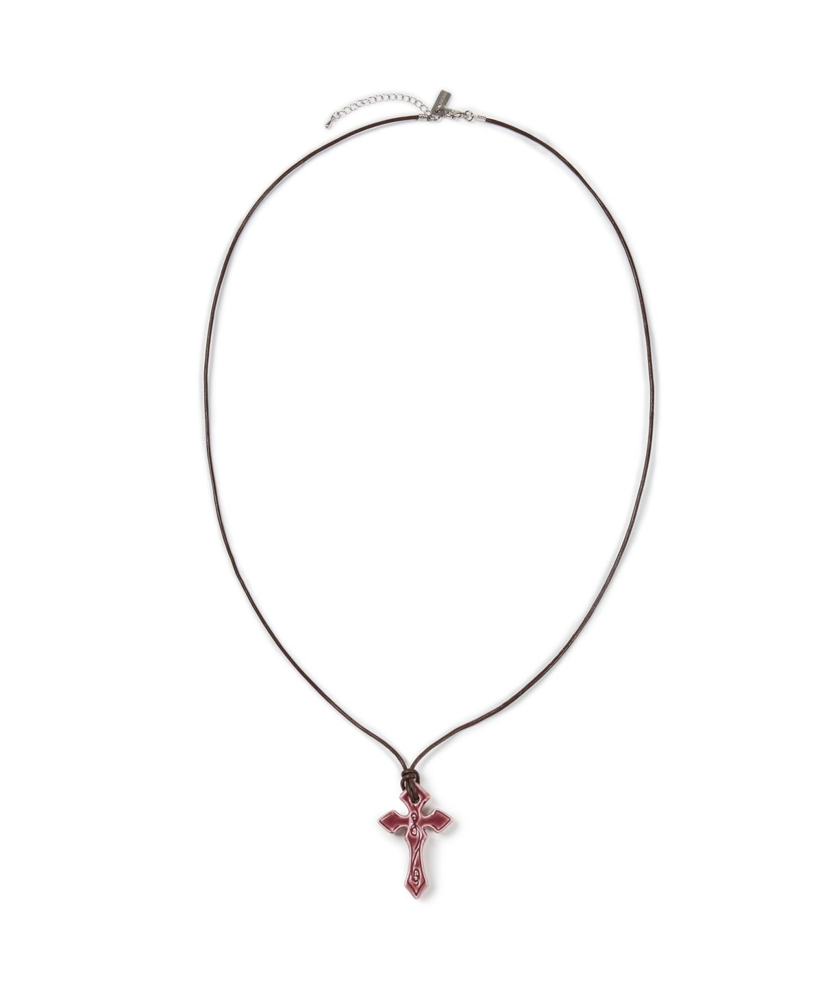 아캄(AAKAM) Ceramic CROS2 Necklace (Red)