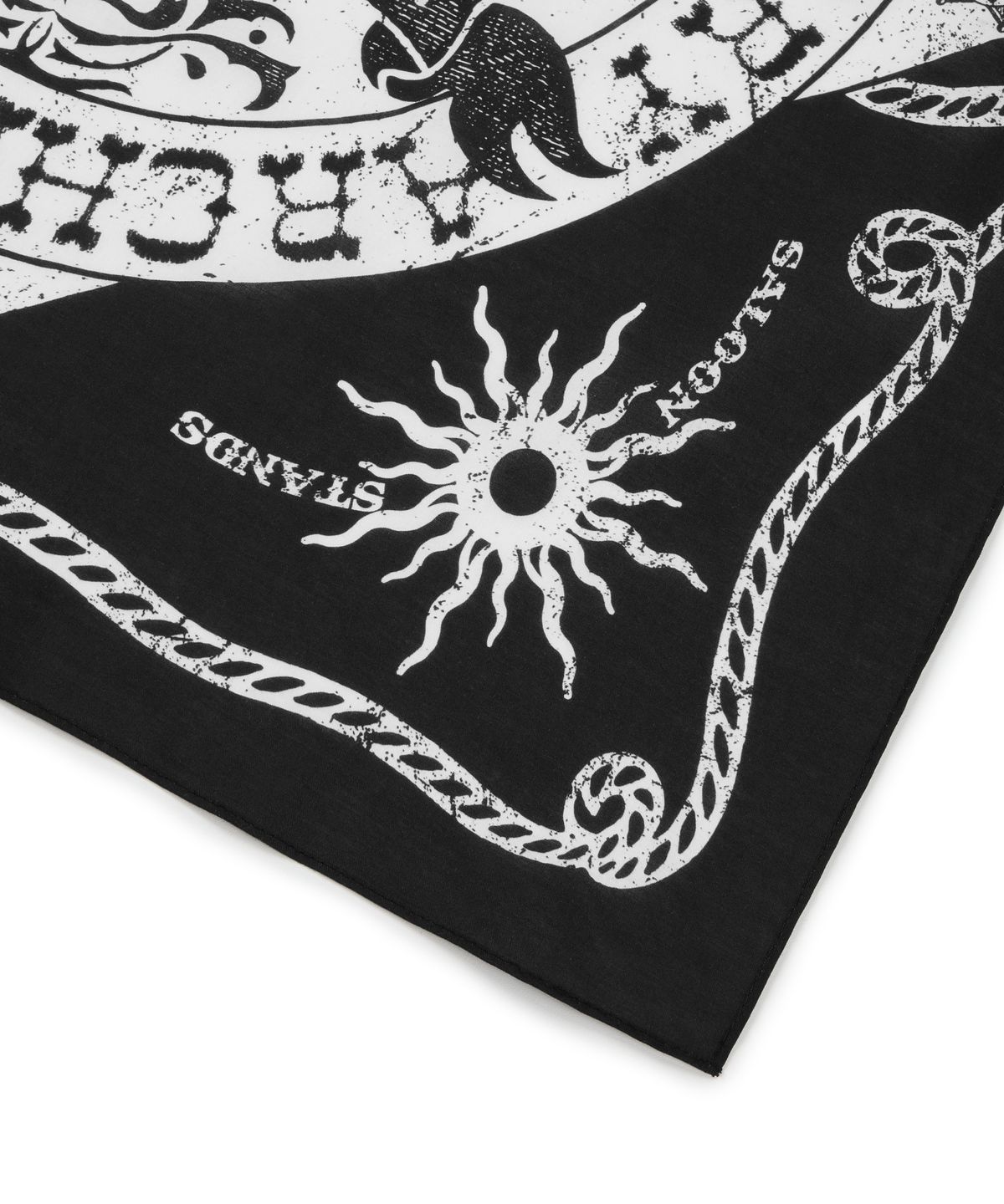 아캄(AAKAM) Western Signature Bandana (Black)