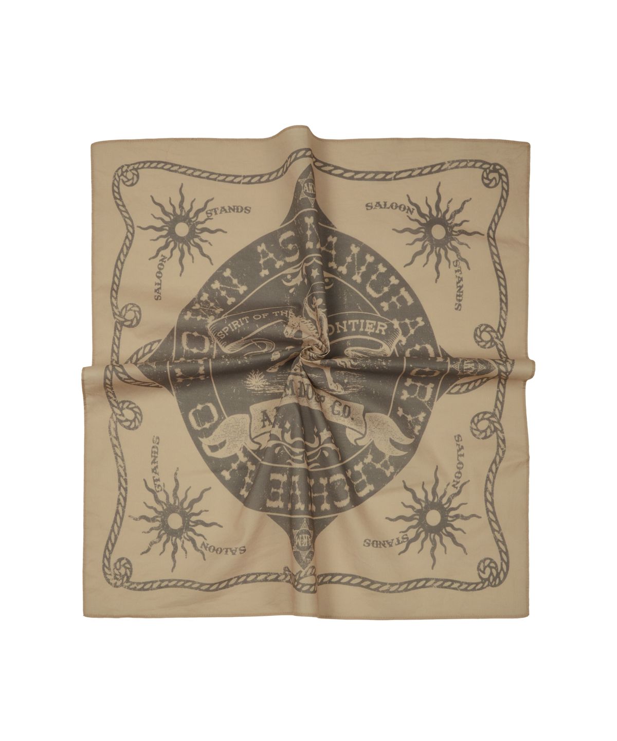 아캄(AAKAM) Western Signature Bandana (Beige)