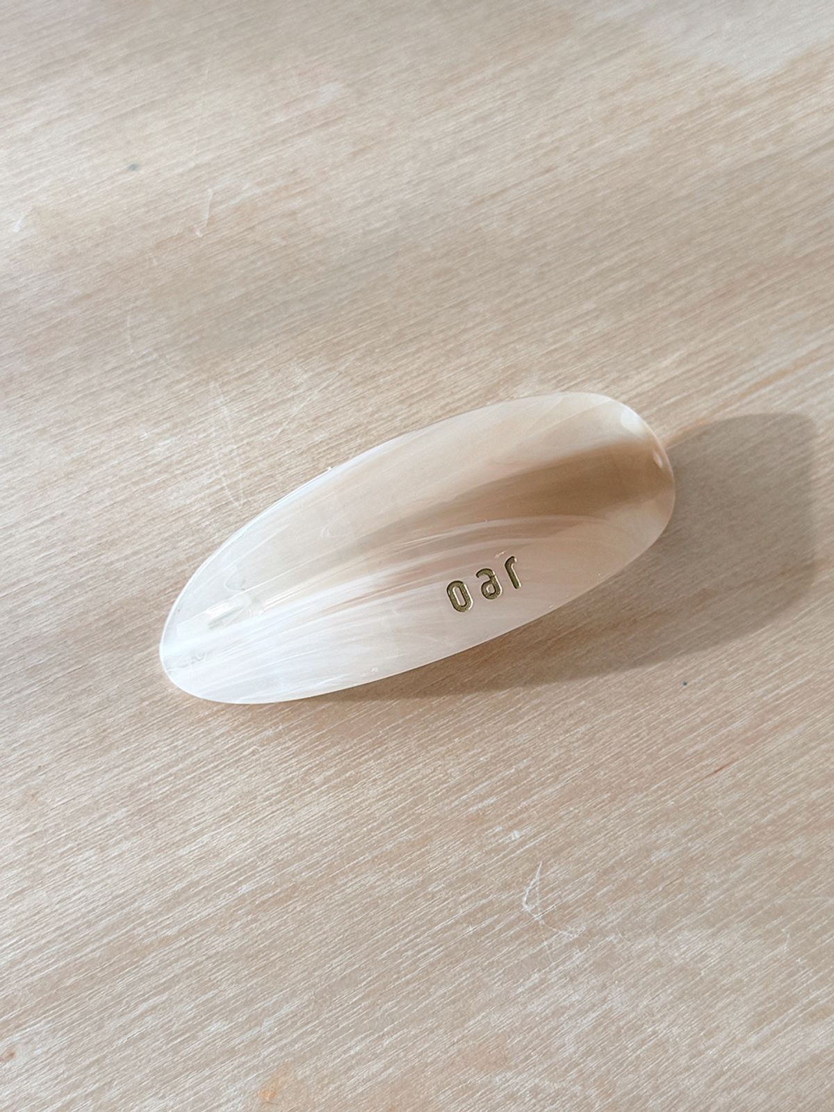 오에이알(OAR) 클래식 빅 마블 바렛 [베이지]