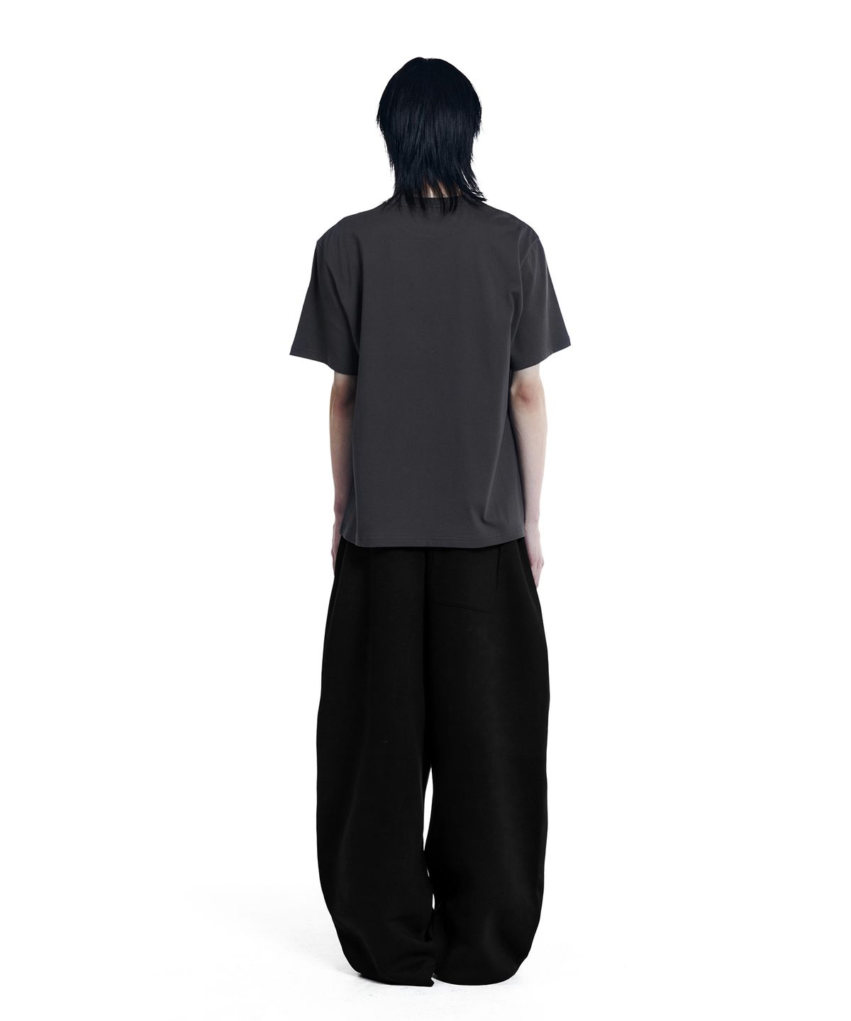 아캄(AAKAM) Line Taped Track Pants (Black)