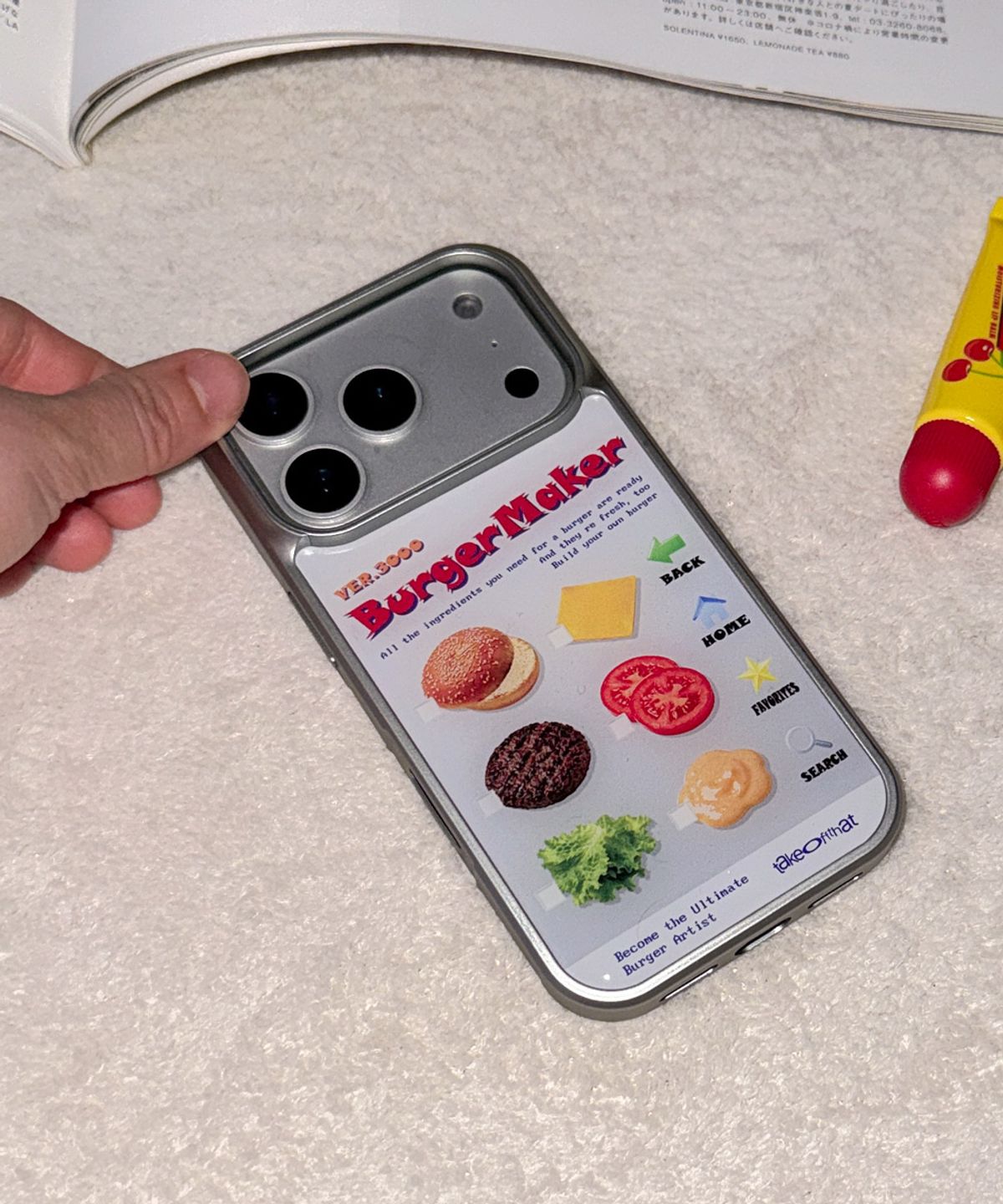 테이크오프댓(TAKEOFFTHAT) burger maker case (gray)