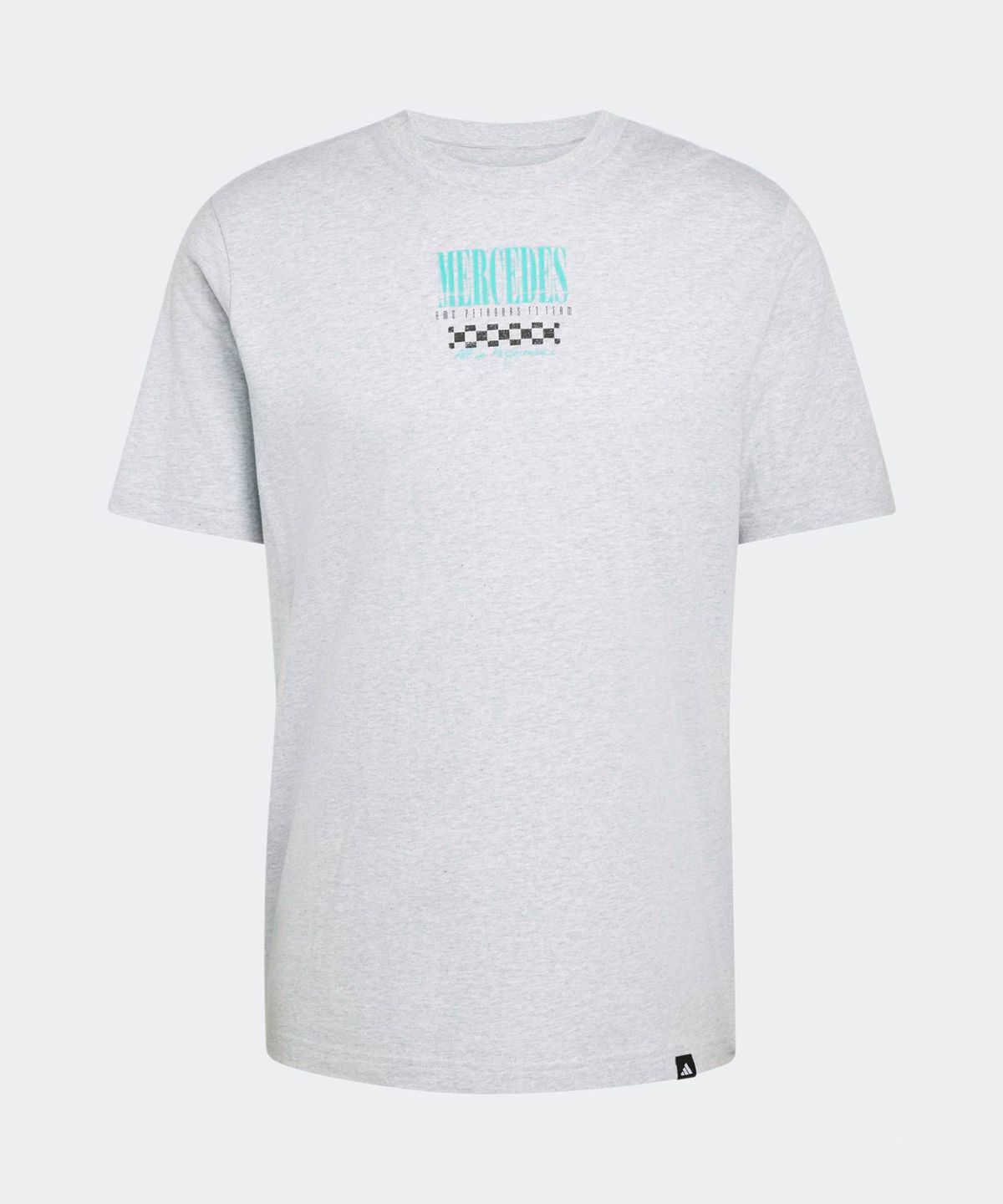 아디다스(ADIDAS) 메르세데스 AMG F1 팀 그래픽 티셔츠 02 - 라이트그레이 / KG0868