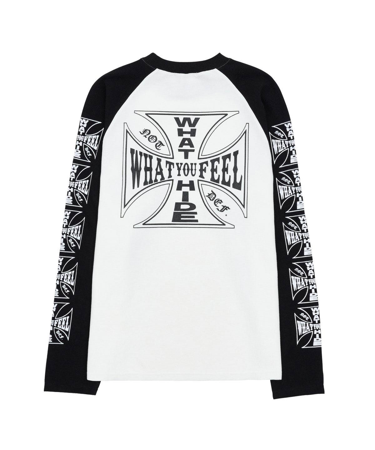 데프(DEF) DEF WAFFLE LONG SLEVEES BLACK