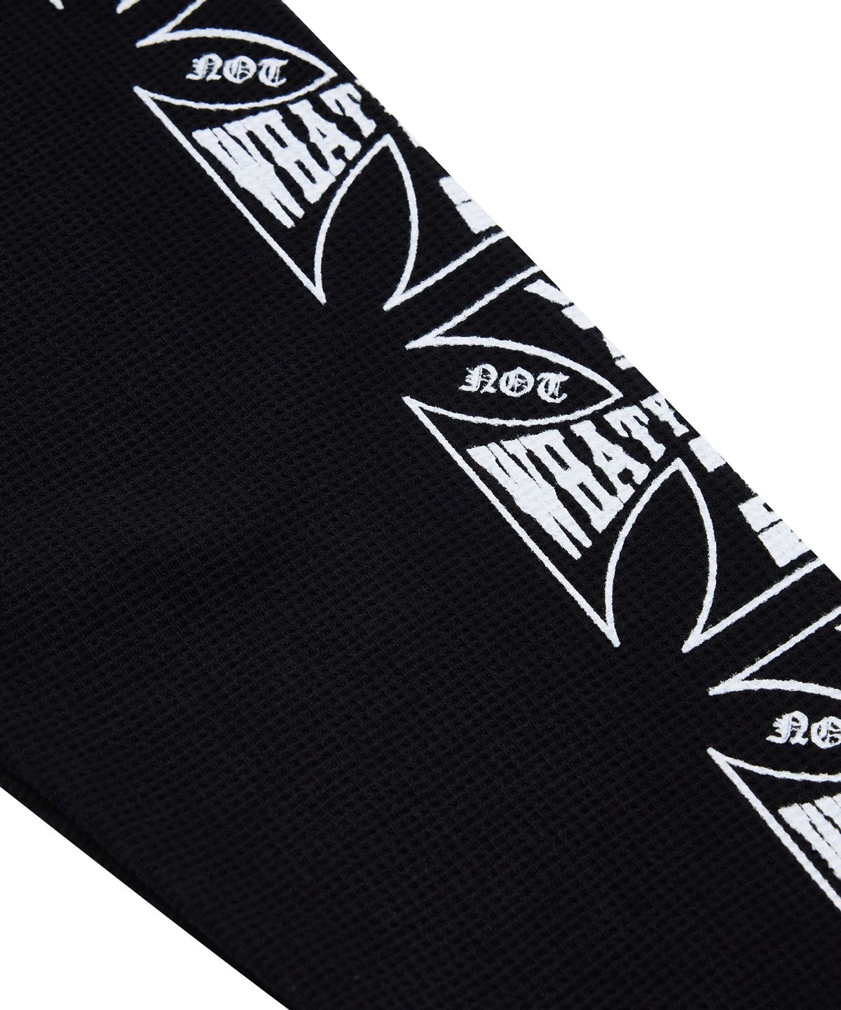 데프(DEF) DEF WAFFLE LONG SLEVEES BLACK