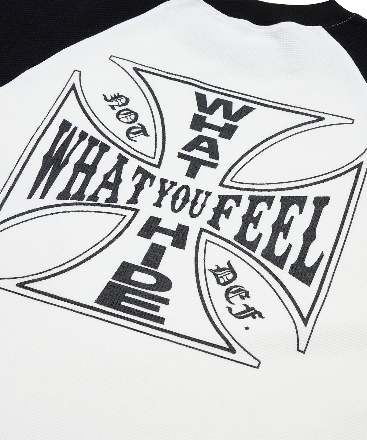 데프(DEF) DEF WAFFLE LONG SLEVEES BLACK