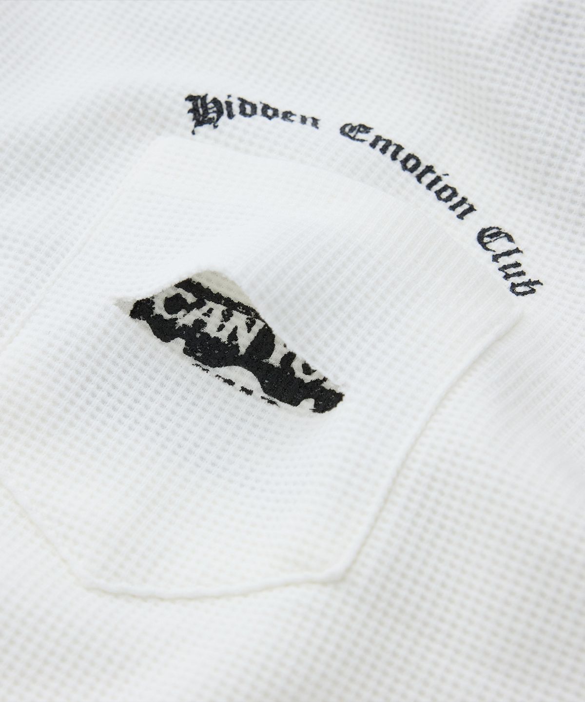 데프(DEF) DEF WAFFLE LONG SLEVEES BLACK