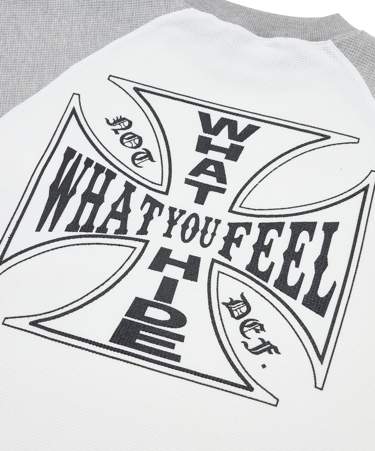 데프(DEF) DEF WAFFLE LONG SLEVEES GREY