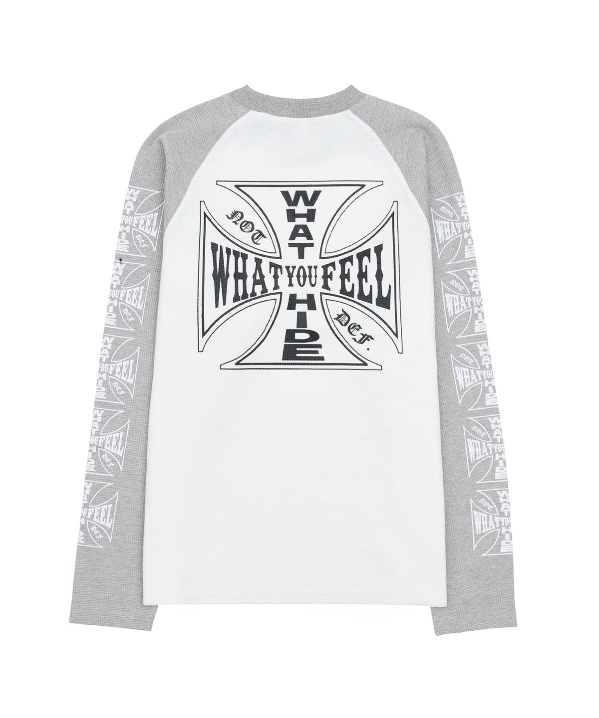 데프(DEF) DEF WAFFLE LONG SLEVEES GREY