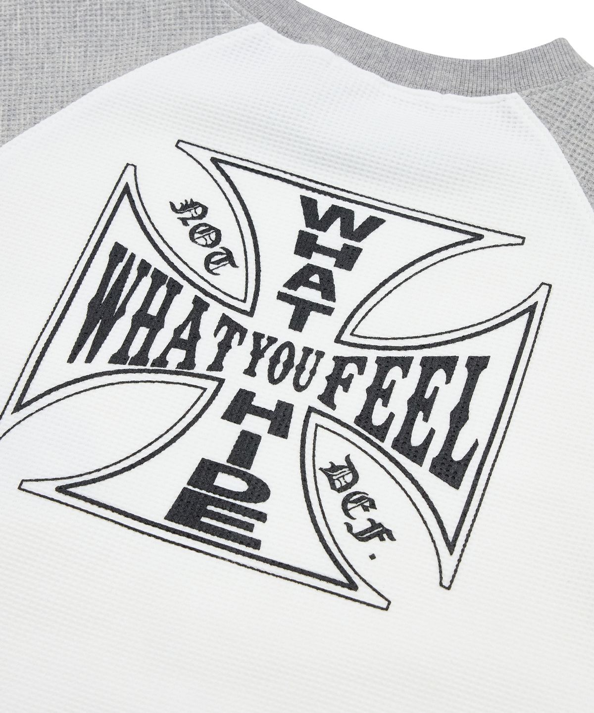 데프(DEF) DEF WOMENS WAFFLE LONG SLEEVES GREY