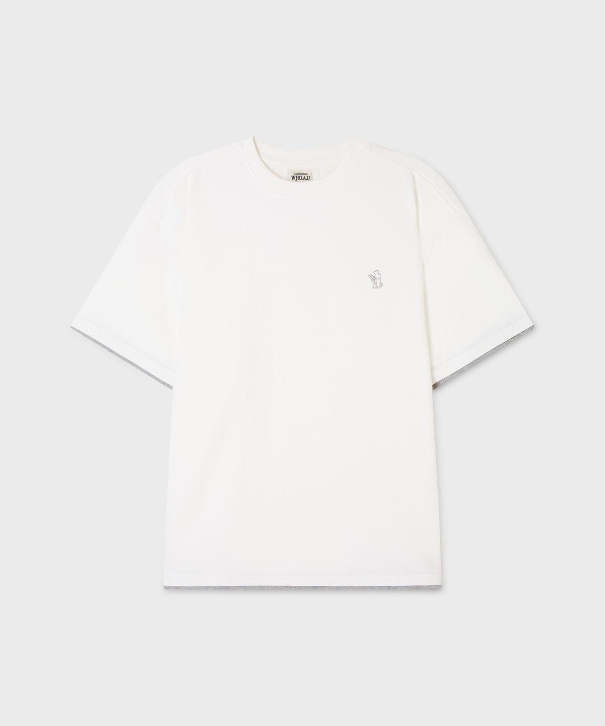 후아유(WHO.A.U) Layered Short Sleeve T-shirt / WHRAG3785U