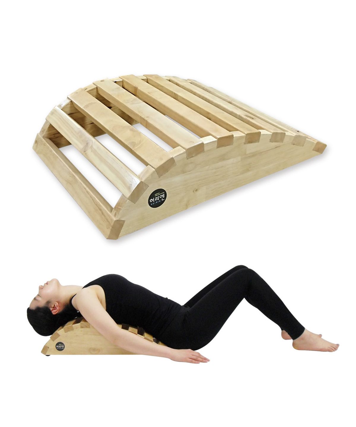 해피요가(HAPPYYOGA) 미니쿠룬타 허리 스트레칭 기구 척추이완 스파인코렉터 아크바렐 필라테스 리포머[허리엔]